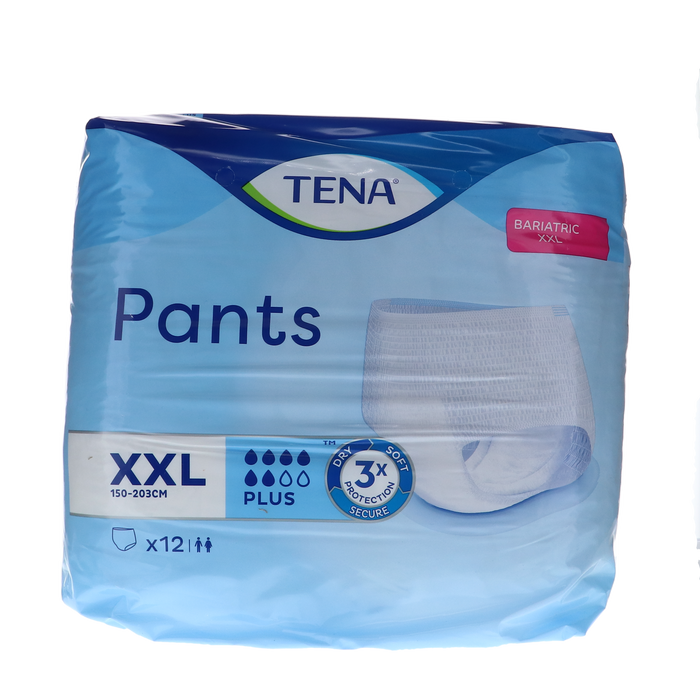 TENA Pants Bariatric Plus, XXLarge, 12 stuks