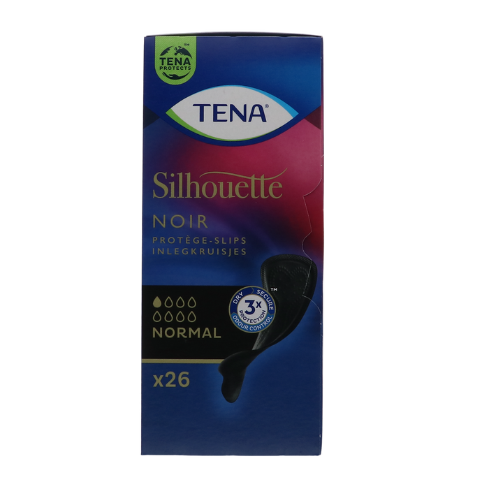 TENA Silhouette Liners Normal zwart, 26 stuks