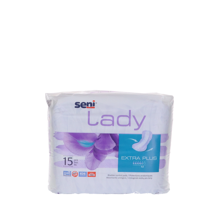 Afbeelding van Seni Lady Extra Plus inlegkruisjes, verpakking van 15 stuks