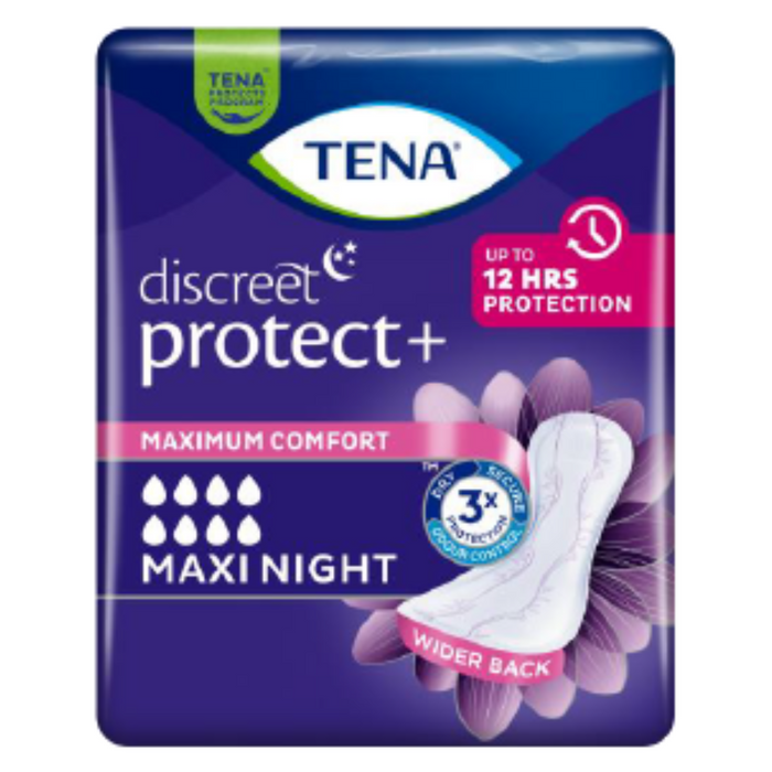 TENA Discreet Protect+ Maxi Night, 12 stuks